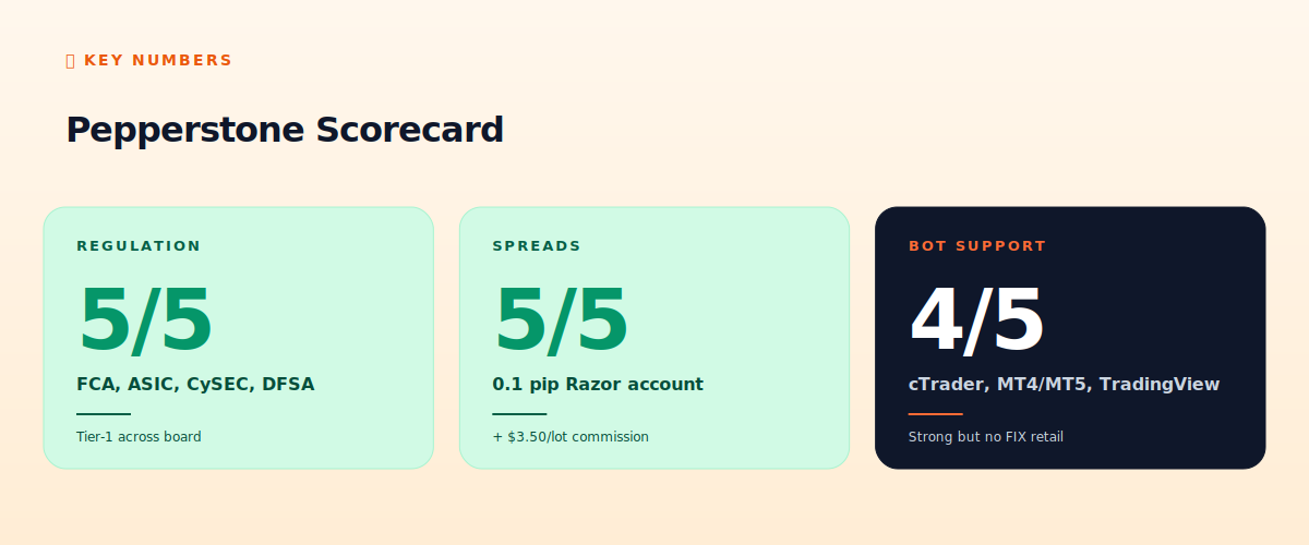 Pepperstone scorecard